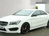 Used Mercedes CLA220 AMG 170 HP (125 kW) 2014 White Coupe