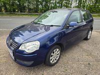 Begagnad VW Polo SE 80 HK (58 kW) 2009 Blå Halvkombi