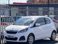Begagnad Peugeot 108 Active 2016 Vit Halvkombi