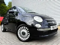 Used Fiat 500 Lounge 85 HP (62 kW) 2011 Black Hatchback