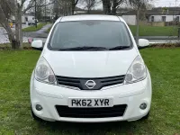Used Nissan Note N-TEC 110 HP (80 kW) 2012 White Hatchback