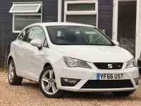 Used Seat Ibiza FR 90 HP (66 kW) 2016 White Hatchback