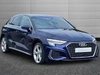 Used Audi A3 e-tron S-Line 204 HP (150 kW) 2021 Navarra blue Hatchback