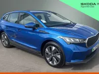 Used Skoda Enyaq iV 97 kW (132 HP) 2022 Race blue metallic SUV