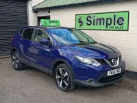 Used Nissan Qashqai N-Connecta 115 HP (84 kW) 2016 Blue SUV