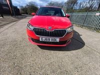 Used Skoda Fabia SE 75 HP (55 kW) 2019 Red Hatchback
