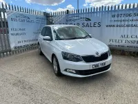 Used Skoda Fabia SE L 105 HP (77 kW) 2016 White Hatchback