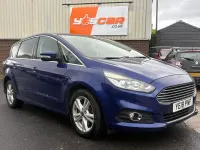 Used Ford S-MAX Titanium 150 HP (110 kW) 2018 Blue MPV