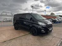 Used Ford Transit Custom Limited 130 HP (95 kW) 2021 Black Van