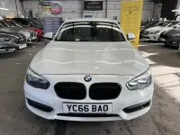 Begagnad BMW 116 Efficient Dynamics 2016 Vit Halvkombi