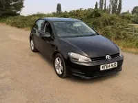 Used VW Golf VII Match 105 HP (77 kW) 2015 Black Hatchback