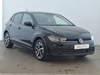 Used VW Polo Match 95 HP (69 kW) 2025 Black Hatchback