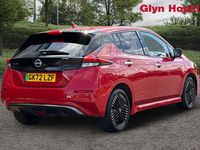 Used Nissan Leaf N-Connecta 160 kW (218 HP) 2022 Red Hatchback