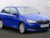 Used Skoda Fabia 60 HP (44 kW) 2020 Blue Hatchback