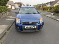 Usado Ford Fusion Zetec 101 HP (74 kW) 2008 Azul Citadino