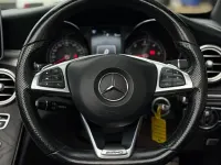 Used Mercedes C220 AMG line 170 HP (125 kW) 2017 Black Cabriolet