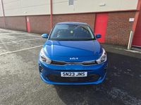 Used Kia Rio 101 HP (74 kW) 2022 Blue Hatchback