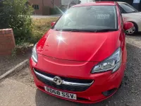 Used Vauxhall Corsa 75 HP (55 kW) 2018 Red Hatchback