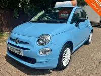 Used Fiat 500 Pop 69 HP (50 kW) 2016 Blue Hatchback