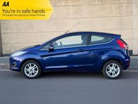 Used Ford Fiesta Zetec 82 HP (60 kW) 2017 Blue Hatchback