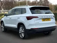 Used Skoda Karoq SE L 150 HP (110 kW) 2023 Moon white metallic SUV