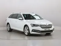 Used Skoda Superb SE L 218 HP (160 kW) 2021 White Estate
