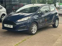 Used Ford Fiesta Style 82 HP (60 kW) 2015 Blue Hatchback