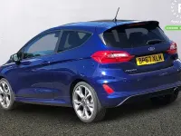 Used Ford Fiesta ST-Line 125 HP (91 kW) 2018 Blue Hatchback