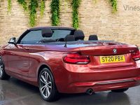 Usado BMW 218 Sport Line 136 HP (100 kW) 2020 Laranja Cabrios