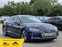 Used Audi S5 Sportback Comfort 354 HP (260 kW) 2018 Blue Hatchback