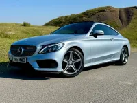 Used Mercedes C200 AMG Line Premium Plus 2016 Silver Coupe