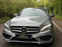 Used Mercedes C220 AMG Line Premium 170 HP (125 kW) 2015 Silver Estate