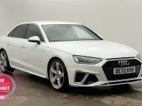 Begagnad Audi A4 S-Line 150 HK (110 kW) 2022 Vit Sedan