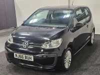 Used VW up! move up! 60 HP (44 kW) 2016 Black Hatchback