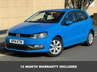 Used VW Polo SE 60 HP (44 kW) 2014 Blue Hatchback