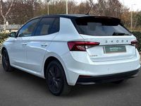 Used Skoda Fabia Design Edition 113 HP (83 kW) 2025 Moon white metallic black magic pearl effect Hatchback