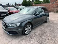 Used Audi A3 S-Line 184 HP (135 kW) 2014 Grey Hatchback