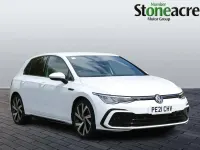 Used VW Golf VIII R-line 147 HP (108 kW) 2021 White Hatchback