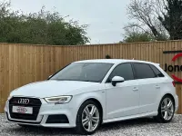 Used Audi A3 Sportback S-Line 190 HP (139 kW) 2017 White Hatchback