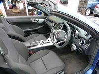 Used Mercedes SLC200 184 HP (135 kW) 2017 Blue Cabriolet