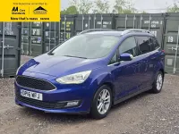 Used Ford Grand C-Max Zetec 125 HP (91 kW) 2016 Blue MPV