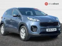 Used Kia Sportage 114 HP (83 kW) 2016 Blue SUV
