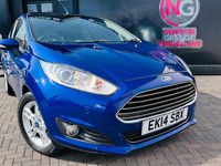Used Ford Fiesta Zetec 82 HP (60 kW) 2014 Blue Hatchback