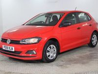 Begagnad VW Polo S 65 HK (47 kW) 2018 Röd Halvkombi