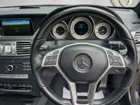 Used Mercedes E200 AMG line 184 HP (135 kW) 2016 Blue Cabriolet