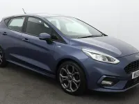 Used Ford Fiesta ST-Line 100 HP (73 kW) 2019 Blue Hatchback