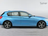 Used BMW 118 Sport Line 134 HP (98 kW) 2019 Blue Hatchback