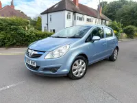 Used Vauxhall Corsa Club 90 HP (66 kW) 2007 Blue Hatchback