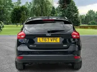 Used Ford Focus Titanium 125 HP (91 kW) 2017 Black Hatchback