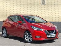 Used Nissan Micra Acenta 100 HP (73 kW) 2020 Red Hatchback